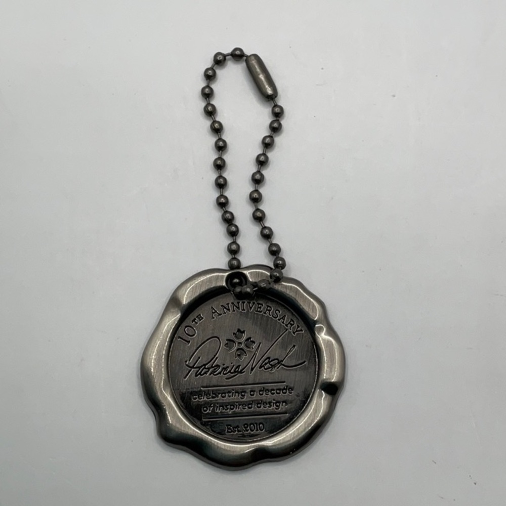 🪙 NEW 🪙Patricia Nash 10th Anniversary Medallion Coin - Sianature Antique Pewter